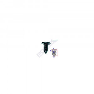 CLIPS TAPITERIE PENTRU SUZUKI 5.6X12.9MM - NEGRU SET 10 BUC - Img 2