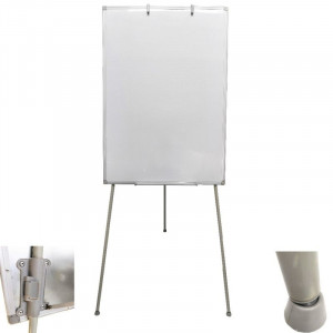 Flipchart magnetic 60x90 cm, trepied telescopic 90-160 cm, cleme pentru hartie - Img 4