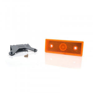 LAMPA GABARIT LED 1412 W201, 12V-24V, POZITIE PORTOCALIU WAS - Img 5