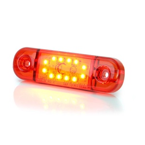 LAMPA GABARIT LED 715 W97.3, 12V-24V, POZITIE ROSU WAS - Img 8