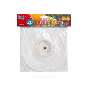 Lampion alb - 1 LED - Albă - 2 x AAA - Img 3