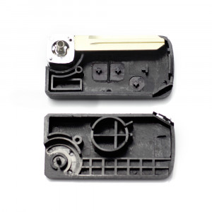 Nissan - Carcasa cheie tip briceag 2+1 butoane, model patrat (modificat) - Img 2