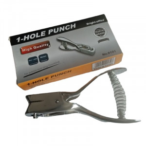 Perforator pentru carduri, etichete, tip cleste, gaura 13x3 mm, metalic - Img 6