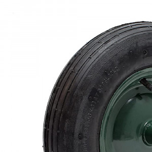 Roata pentru roaba, pneumatica, diametru 40 cm, cauciuc si metal - Img 4