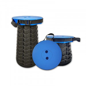 Scaun rotund pliabil, telescopic, maner pentru transport, pescuit si camping - Img 8