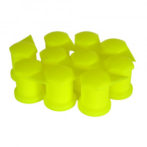 SET 10 BUCATI CAPAC PLASTIC PENTRU PREZON ROATA CU INDICATOR 33' NEON - Img 2