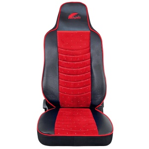 SET HUSE SCAUN UMBRELLA PENTRU MAN TGX EURO 6 ECO LEATHER+VELVET ROSU - Img 9