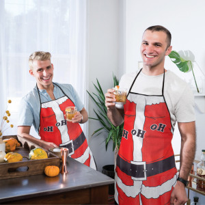 Şorţ de bucătărie model Crăciun - bărbaţi - Img 1