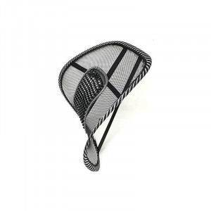 Suport lombar pentru scaun auto si de birou, zona de masaj, 39x39 cm, negru - Img 6