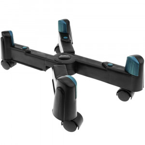 Suport mobil pentru unitate pc, ajustabil 8-25 cm, 4 roti pivotante, negru - Img 7
