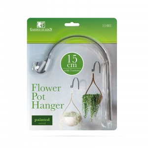 Suport pt. ghivece de flori - metal vopsit - max. 4,5 kg, 15 cm - Img 3