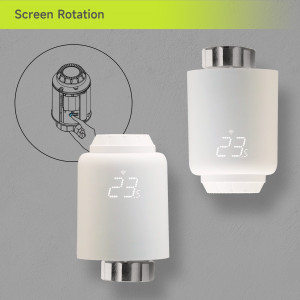 Termostat inteligent pentru calorifer, wifi, android ios, control vocal alexa, programabil - Img 6