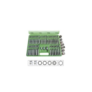 TRUSA SPECIALA CAPETE SURUBELNITA 74 PIESE PT. SURUBURI RIBE. 12 FETE. TORX. TORX INV.. HEXAGONAL - Img 9