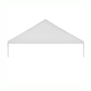 Acoperis pentru cort de 12x6x2.6/3.7 metri, ignifugat, 480 g/mp, prindere scai, pvc, alb - Img 4
