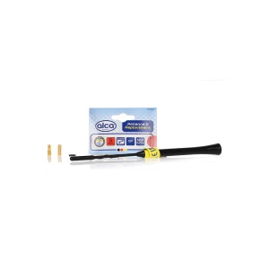 ANTENA AUTO EXTERIOR NEAGRA 23CM CU 2 ADAPTOARE (5-6MM) - Img 9