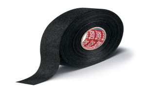 BANDA TEXTILA CABLAJE NEAGRA 25M/19MM - REZISTENTA 105C - Img 1