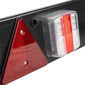 BARA PENTRU REMORCA CU 2 REFLECTOARE LED SI 2 TRIUNGHIURI REFLECTORIZANTE, CABLU DE 5 M - Img 2