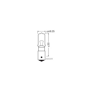BEC 12V H21W ORIGINAL SET 10 BUC OSRAM - Img 3