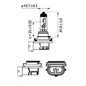 BEC FAR H11 12V 55W X-TREME VISION PRO150 (blister) PHILIPS - Img 3