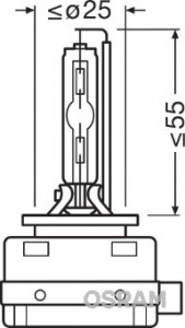 BEC XENON 85V D1S 4150 K XENARC ORIGINAL OSRAM - Img 3