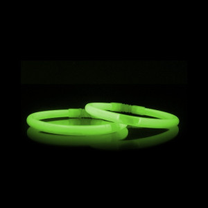 Betisoare bratari luminoase glow sticks, diverse culori, set 100 bucati culoare galben - Img 25