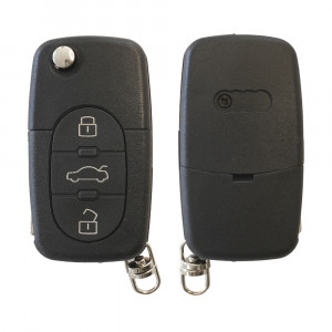 CARCASA CHEIE CONTACT PENTRU AUDI A3 / A6 / A8, 3 BUTOANE, CU CHEIE - Img 2