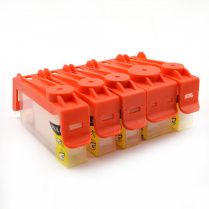 Cartuse reincarcabile pentru canon pgi 520 bk , cli 521 bk, cli 521 c, cli 521m, cli 521y - Img 3