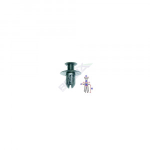 CLIPS FIXARE PENTRU VOLVO 7.9X12.9MM - NEGRU SET 10 BUC