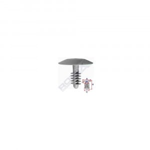 CLIPS TAPITERIE PENTRU UNIVERSAL 10.6X12MM - GRI SET 10 BUC - Img 2