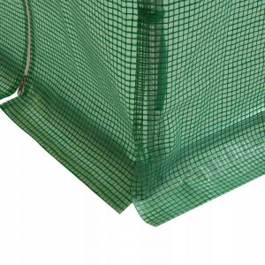 Folie protectie pentru solar 4x2.5x2 m, 8 ferestre cu plase anti-insecte, pe 140g/mp, verde - Img 5