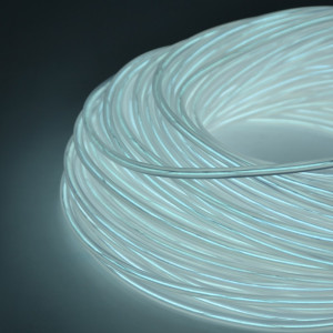 Kit fir luminos el wire pentru tuning roti bicicleta, lungime 4 m, invertoare incluse culoare alb - Img 6