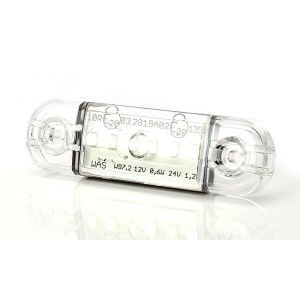 LAMPA GABARIT LED 713 W97.2, 12V-24V, POZITIE ALB WAS - Img 8
