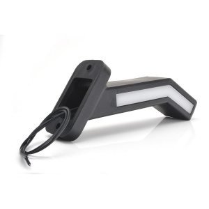 LAMPA GABARIT LED CU BRAT 1165L W168.1, 12V-24V, POZITIE ALB / ROSU / PORTOCALIU STANGA WAS - Img 12