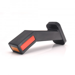 LAMPA GABARIT LED CU BRAT 1171L W168.4, 12V-24V, POZITIE ALB / ROSU / PORTOCALIU STANGA WAS - Img 5