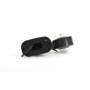 LAMPA GABARIT LED CU BRAT 135L/I W21.2, 12V-24V, POZITIE ALB / ROSU STANGA WAS - Img 2