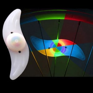 Lumini pentru spita bicicleta, led multicolor, 3 moduri de iluminare - Img 3