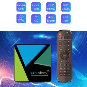 Mini pc quad core 64 bit, 4 gb ram, 32 gb, 5g, usb, tv box 4k, android 10, bluetooth, hdmi - Img 4