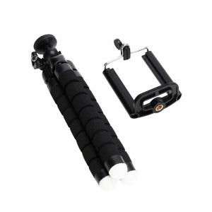 Mini trepied flexibil pentru telefonul mobil, reglabil, portabil, 3 brate fixare, dimensiune compacta - Img 10