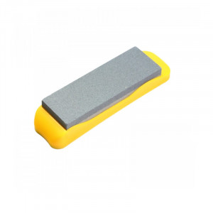 Piatra de ascutit cutitele, suport din plastic, 15 cm, diverse culori - Img 5