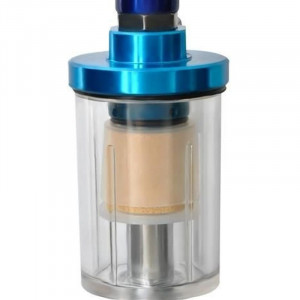 Pistol de vopsit cu aer comprimat, capacitate 600 ml, presiune reglabila, duza 1.4, recipient vopsea 10x15 cm - Img 12
