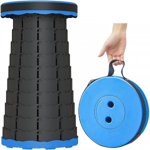 Scaun rotund pliabil, telescopic, maner pentru transport, pescuit si camping - Img 9