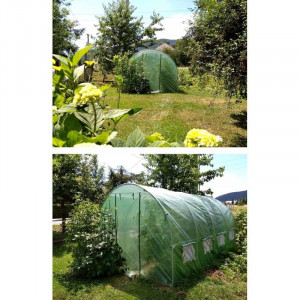 Sera tip tunel, 3.5x2x2 m, folie pe 140g/mp, cadru metalic, filtru uv4 - Img 5