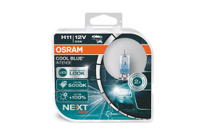 SET 2 BECURI 12V H11 55 W COOL BLUE INTENSE NextGen OSRAM - Img 4