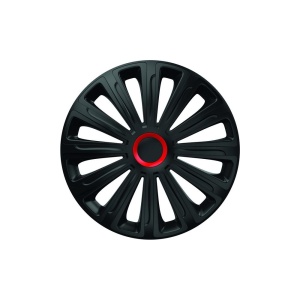 SET CAPACE ROTI 16` NEGRE CU INEL ROSU TREND - Img 2