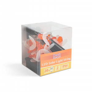 Șir de lumină solară LED - albină - 2,3 m - 20 LED - alb cald - Img 3