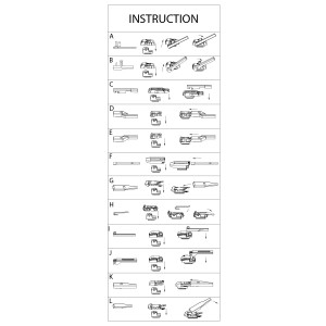 Ștergător profesional 18"/45cm - multiadaptor - CARGUARD - Img 3