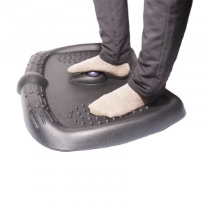 Suport ergonomic pentru birou cu 3 zone masaj, antiderapant, 71x61x7.5 cm - Img 1
