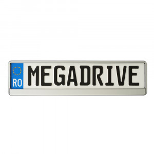SUPORT NUMAR INMATRICULARE MEGA DRIVE CHROME 1 BUC - Img 2
