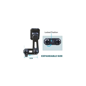 SUPORT TELEFON MAGNETIC AUTO CU FIXARE IN GRILA DE VENTILATIE SI BRAT REGLABIL - Img 17