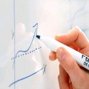 Tabla magnetica whiteboard, 90x120 cm, rama aluminiu slim, suport markere - Img 6